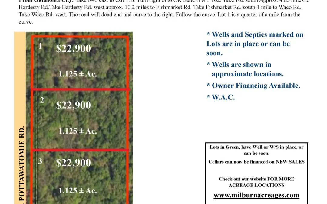 PENDING SALE MW Acreages