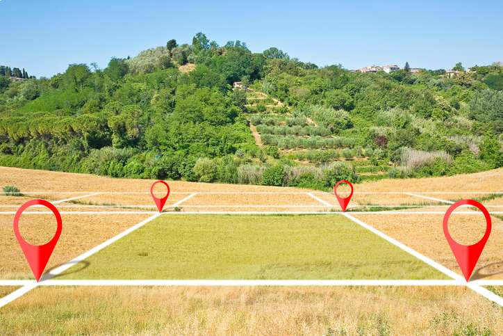 Residential acres of land for sale ready for new construction